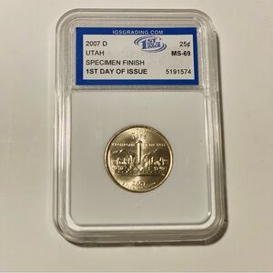 2007 Utah Quarter Specimen Finish